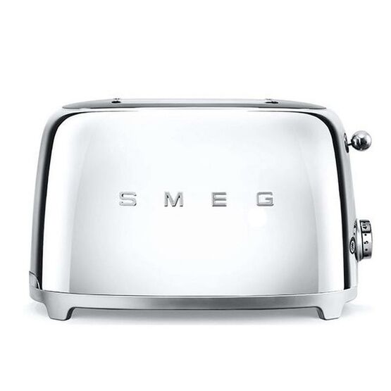 SMEG TSF01SSUK Retro 2 Slice Toaster Chrome