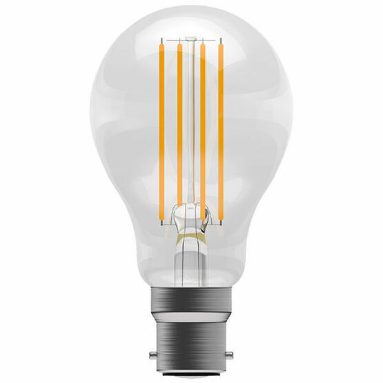BELL 6W BC LED Filament Light Bulb GLS Clear Cool White 4000K (60w Equiv)
