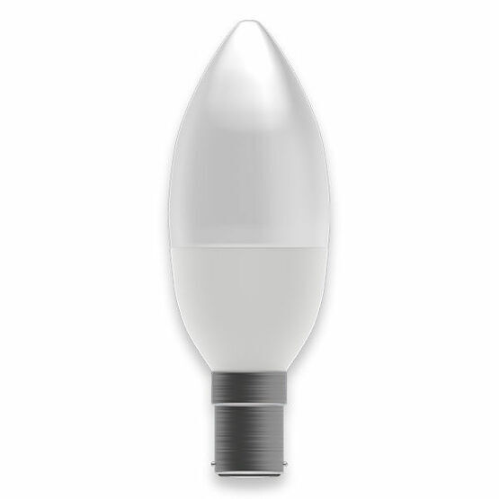 BELL 7W SBC LED Light Bulb Candle Opal Warm White 2700K (40w Equiv)