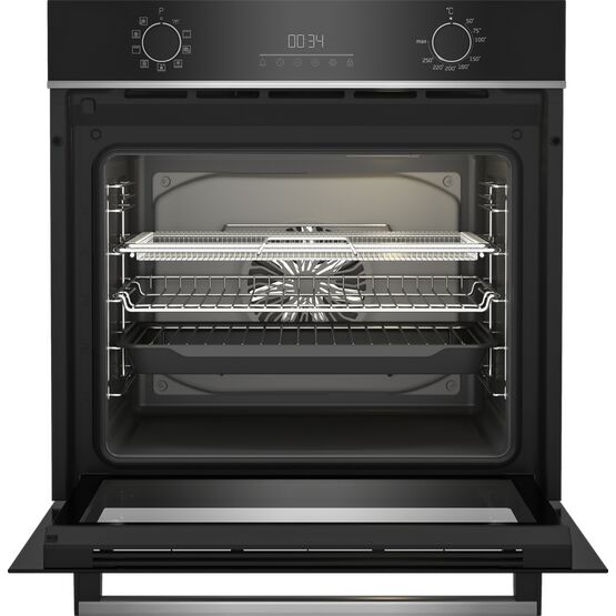 BEKO CIMYA91B Single Electric Oven Black with Stainless Steel Décor