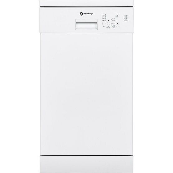 WHITE KNIGHT FS45DW52W 45cm Slimline Dishwasher - White