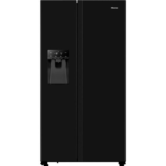 HISENSE RS694N4TBE American Style Fridge Freezer Black