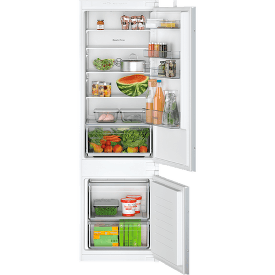 BOSCH KIV87NSE0G 54.1cm 70/30 Built In Fridge Freezer Sliding Hinge