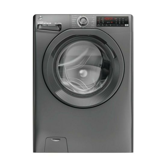 HOOVER H3WPS496TMRR 9kg 1400 Spin Washing Machine - Graphite