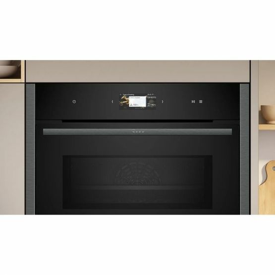 Buy Neff C24MS31G0B N90 Built In Compact Oven with Microwave Graphite ...