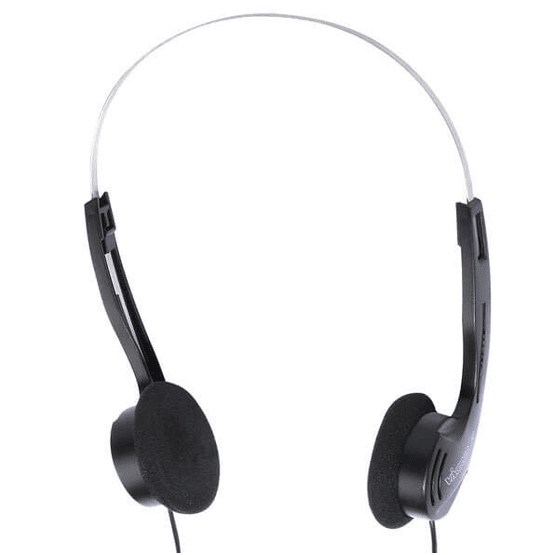 VIVANCO 32253 On Ear Stereo Headphones Black