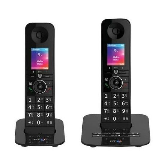 BT 90631 Premium Call Blocker Twin Cordless Landline Phone