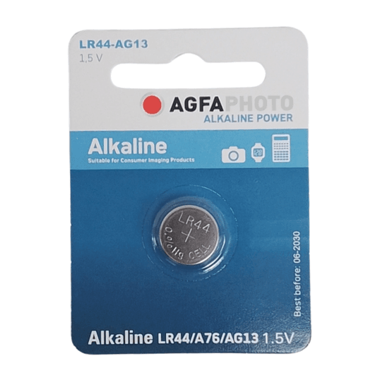 Coin Battery Alkaline LR44/A76/AG13 1 Pack