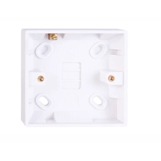 DETA Vimark 1g 16mm Pattress Box with Earth Terminal