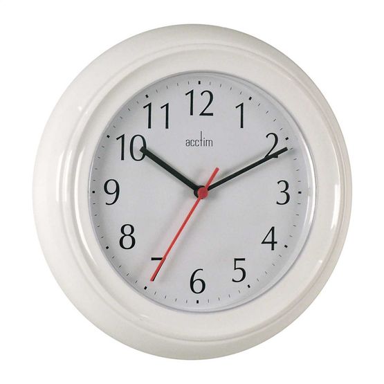 ACCTIM CK1412 Wycombe Wall Clock White
