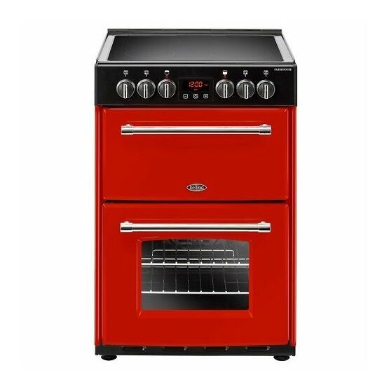 BELLING 444444712 Farmhouse 60cm Electric Cooker Jalapeno Red