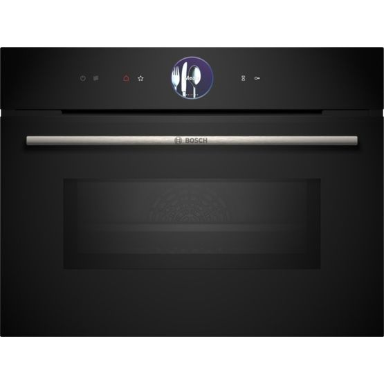 BOSCH CMG7361B1B Series 8, Built-in Compact Oven with Microwave