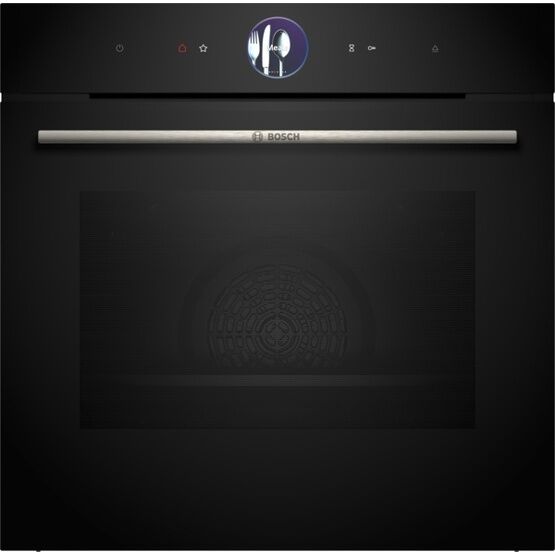 BOSCH HSG7364B1B Built-in Oven with Added Steam Function Black