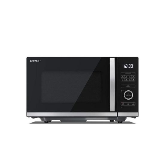 SHARP YC-QS254AU-B 25L Flatbed Microwave Oven - Black