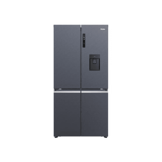 HAIER HCR5919EHMB American Style Fridge Freezer Brushed Black