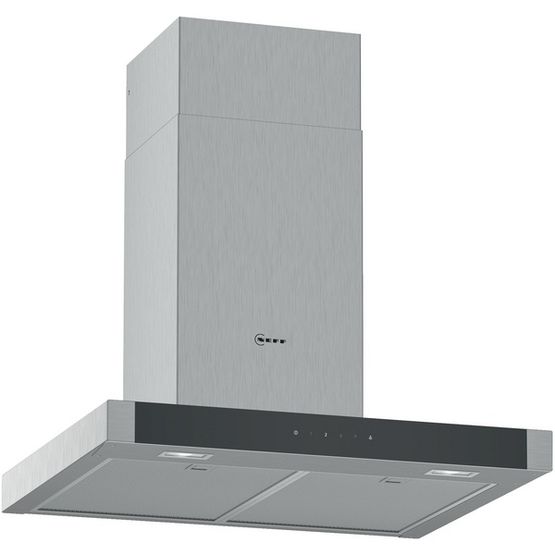 NEFF D64BHM1N0B 60cm Stainless Steel Box Style Chimney Cooker Hood