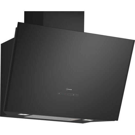 NEFF N 70 Wall-mounted Cooker Hood, 80 cm, Clear Glass Black D88IAN2S0B