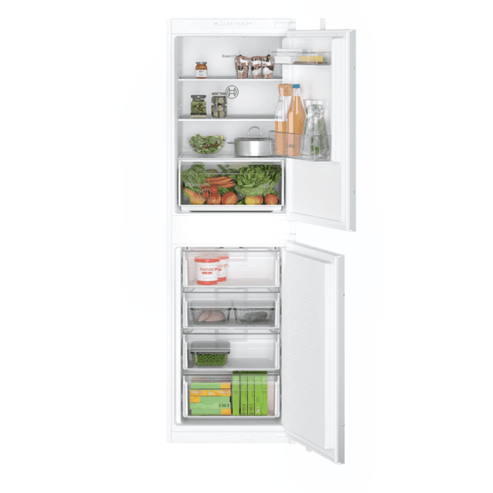 Bosch KIN85NSE0G 54.1cm 50/50 Integrated Frost Free Fridge Freezer