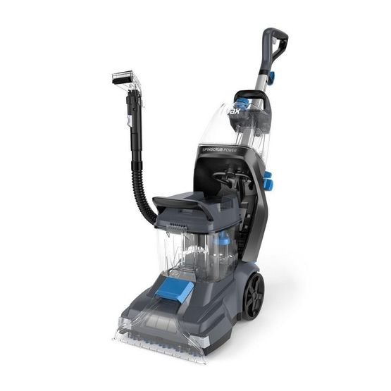 Vax CDCW-SSXS SpinScrub Power Carpet Washer - Grey &amp; Tiger Blue