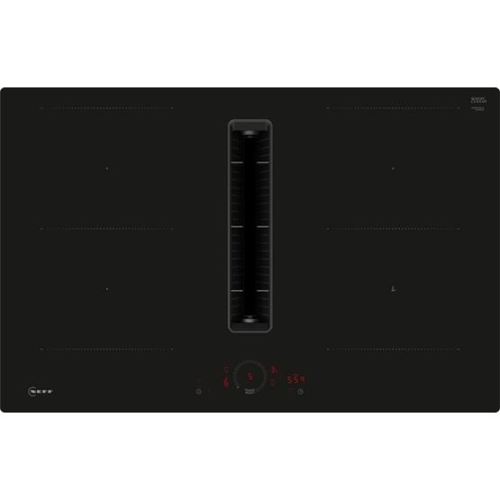NEFF V58PHQ4C0 N70 80cm Induction Venting Hob - Black Flush Mount