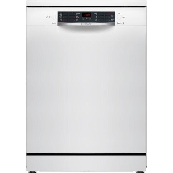 BOSCH SMS26AW08G Series 2 Freestanding 60cm Dishwasher - White