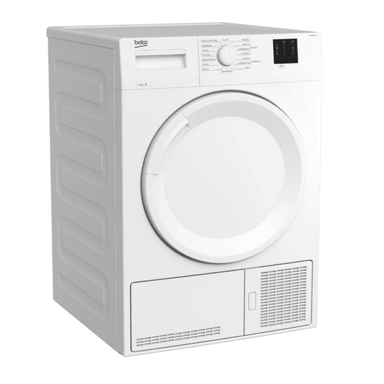 BEKO DTKCE90021W 9kg Condenser Tumble Dryer with Sensor Programmes - White