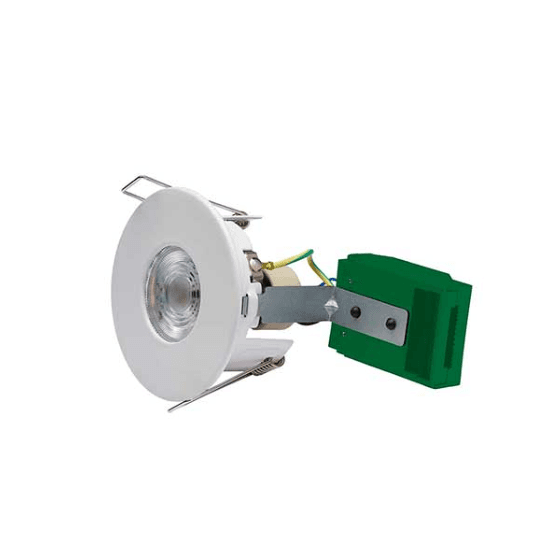 BELL 11850 Fire Rated GU10 Fixed Downlight White
