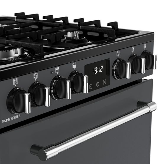 Buy BELLING 444411812 Mini-Range Farmhouse 60cm Dual Fuel Cooker ...