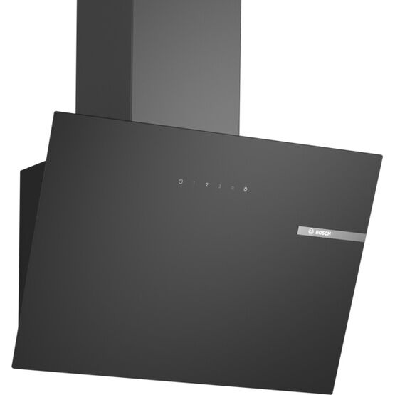 BOSCH DWK65DK60B Series 2 Wall-Mounted Inclined 60cm Hood Black Glass