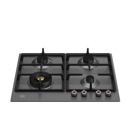BERTAZZONI P604LPRONE Pro Series 60cm Gas Hob with Wok Burner Matt Black