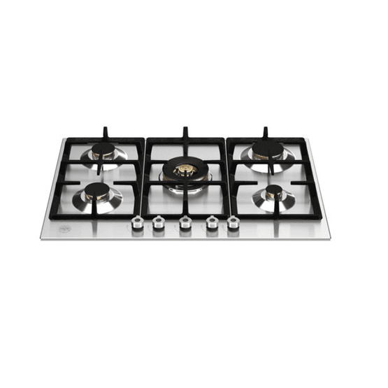 BERTAZZONI P755CPROX Pro Series 75cm Gas Hob &amp; Wok Burner - Stainless Steel