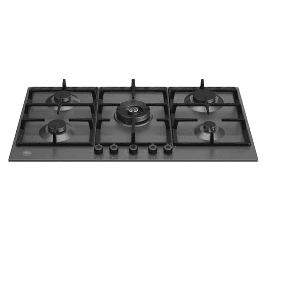 BERTAZZONI P905CPRONE Pro Series 90cm Gas Hob with Central Wok Burner Matt Black