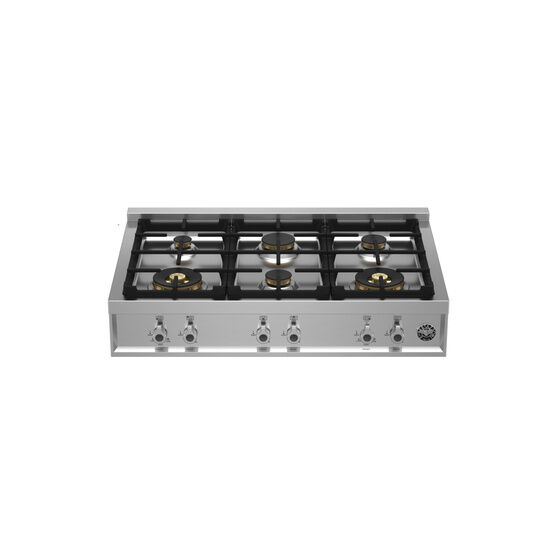 BERTAZZONI RT366PROX Professional 90cm Rangetop 6 Brass Burners