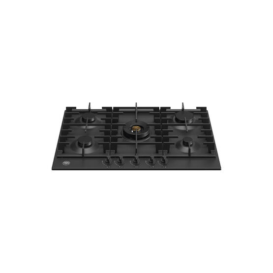 BERTAZZONI P755CMODNE Modern Series 75cm Gas Hob with Wok Burner Matt Black