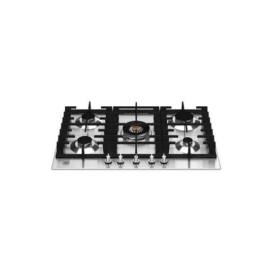 BERTAZZONI P755CMODX Modern Series 75cm Gas Hob with Wok Burner Stainless Steel