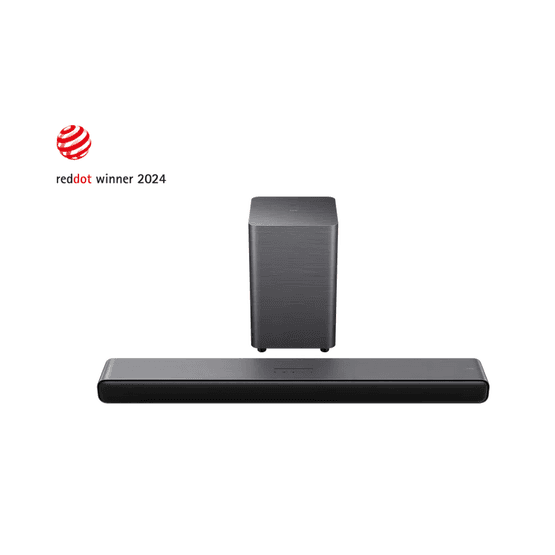 TCL S55H 2.1 ch Dolby Atmos &amp; DTS Virtual:X Wireless Soundbar with Wireless Subwoofer - Dark Titanium