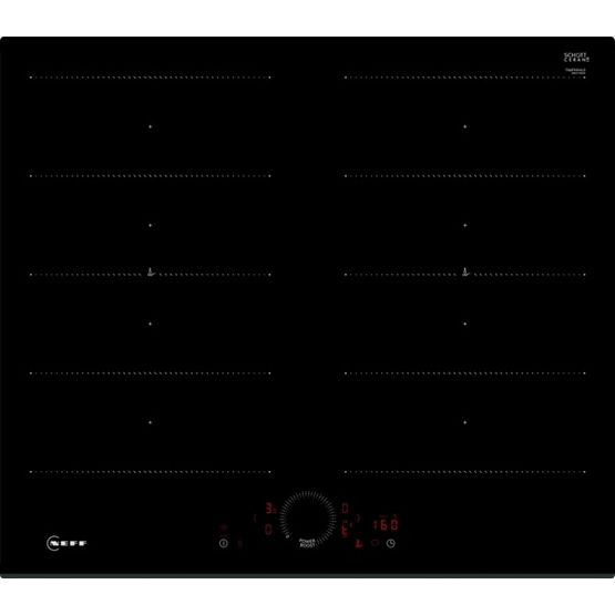 NEFF T66FHX4L0 N70 60cm Flex Induction Hob 4 Zones - Black