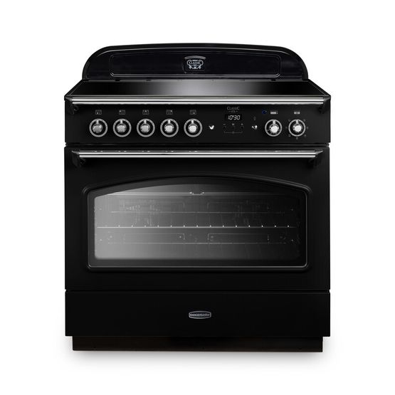 RANGEMASTER CLAS90FXEIBL/C Classic FX 90cm Induction Black/Chrome