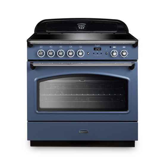 RANGEMASTER CLAS90FXEISB/C Classic FX 90cm Induction Stone Blue/Chrome