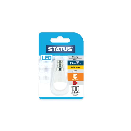 STATUS 1.5SLPWE14P1T10 E14 LED Fridge Pygmy Lamp
