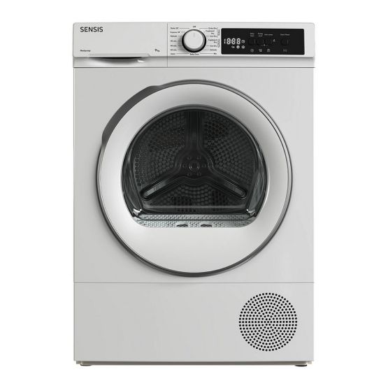SENSIS TDHF019A2W 9KG Heat Pump Tumble Dryer - White