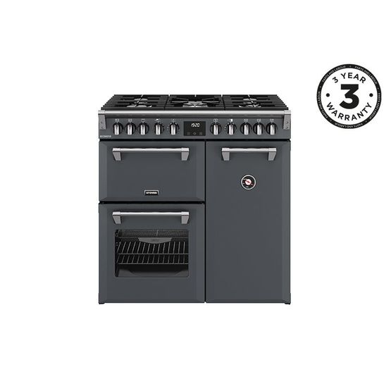 STOVES 444411849 Richmond 90cm Dual Fuel Range Cooker - Anthracite