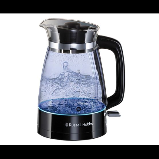 RUSSELL HOBBS 26080 Classic Glass Kettle Black