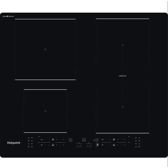 HOTPOINT TB2460BCPNE 60cm Touch Control Induction Hob - Black