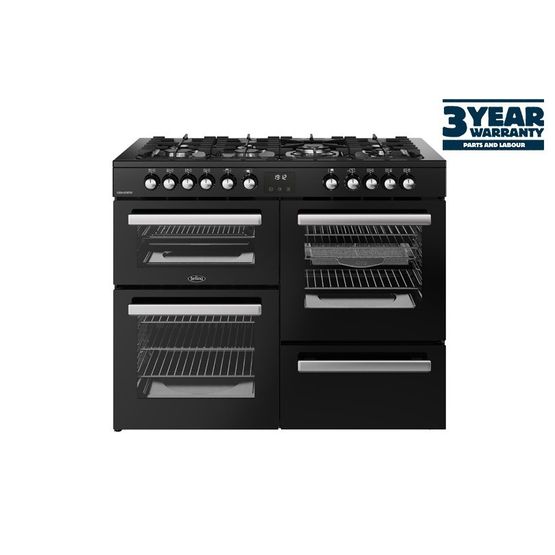 BELLING 444411805 Cookcentre 110cm Dual Fuel Range - Black
