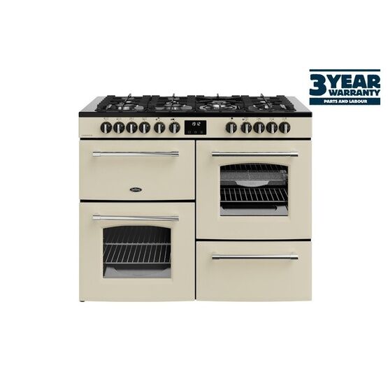 BELLING 444411839 Farmhouse 110cm Dual Fuel Range - Cream