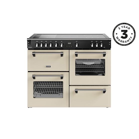 STOVES 444411879 Richmond Deluxe 110cm Induction Range Rotary Controls - Cream