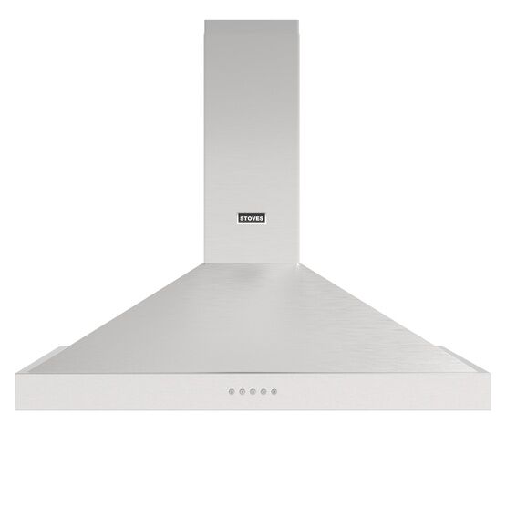 STOVES 444411655 Sterling 110cm Chimney Hood - Stainless Steel
