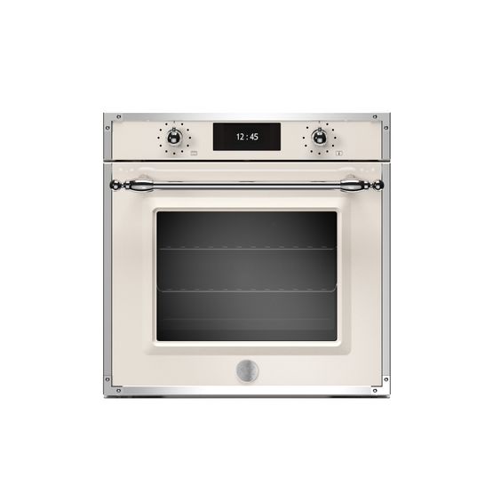 Bertazzoni Heritage Series F6011HERVPTAX/23 TFT Display 60cm Oven 11 Functions Pyro &amp; Steam Ivory/Chrome