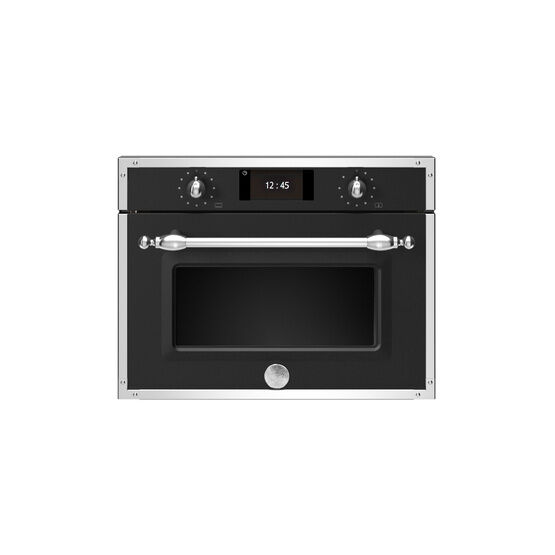Bertazzoni F457HERMWTNE Heritage Series TFT Touch Display 45cm Combi-Microwave Oven Matt Black